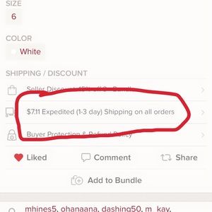 Posh shipping increases...again!